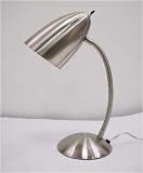 Grandrich G-2208 ST Gooseneck Desk Lamp with Dataport in Satin Steel