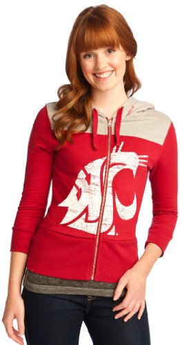 NCAA Washington State Cougars Colorblock Hoodie Women's