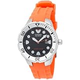 Citizen Mens BN0071-06E Eco-Drive Professional Diver Orange Rubber Strap Watch by Citizen
