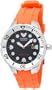 Citizen Men's BN0071-06E Eco-Drive Professional Diver Orange Rubber Strap Watch