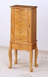 All new item Deluxe jewelry armoire in light oak finish wood