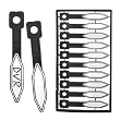 Kableflags KFA001 Cable Identification Tags (DIY Blank Pack)