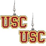 NCAA Dangling Earrings - USC Trojans Logo