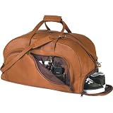 Royce Leather Organizer Duffel W/Shoe Compartment