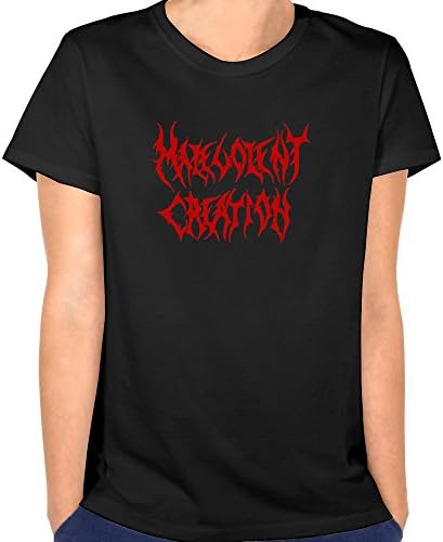 Elsieeve Malevolent Creation Band Premature Burial Good Looking Women Tshirt Design Black