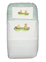 Anne Geddes Coordinato Culla Cabbage (Blanco / Verde)