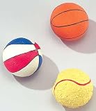 Hundespielzeug SPORTS BALL aus Latex 10cm #302-113189