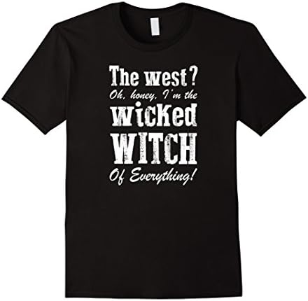 Men's The West? Wicked Witch Of Everything! Halloween T-Shirt 3XL Black