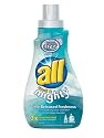 All Small & Mighty HE Laundry Detergent for High Efficiency Washers, Triple Concentrated Liquid, Fresh Rain Scent, 32-Load Bottles (Pack of 9)