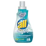 All Small & Mighty HE Laundry Detergent for High Efficiency Washers, Triple Concentrated Liquid, Fresh Rain Scent, 32-Load Bottles (Pack of 9)
