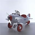 Pedal Airplane U.S. Army Patrol: Silver-Gray by American Retro