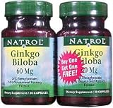 Natrol Ginkgo Biloba Buy-One-Get-One 60mg