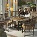Craftsman Round Marble Top Dining Table