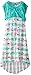 One Step Up Big Girls' High Low Maxi Dress with Lace Popover