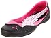 Puma Winning Diva Jr Ballet Flat (Little Kid/Big Kid),Black/Pink Lady/Fandango Pink,5 M US Big Kid