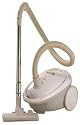 This 1200 watt bag type vacuum features cord rewind, washable hepa filter, 360 degree swivel hose, 3 quart bag, low noise, and bag full indicator.