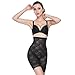FeelinGirl Women's Smooth Lace Shapewear High-Waist Thigh Slimmer Shorts