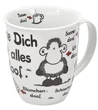 Sheepworld 41127 Tasse ""Ohne Dich ist alles doof.""