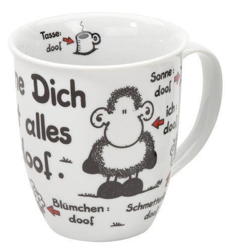 Sheepworld 41127 Tasse "Ohne Dich ist alles doof."