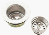 Plumb Pak/Keeney Mfg. 878PC Jr. Duo Bar Sink Strainer Stainless Steel