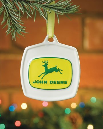 John Deere Christmas Ornament 1956 Vintage Logo #615859