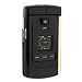 Samsung SCH-U740 Alias Solid Black Crystal Snap On Cover Case with Belt Clip