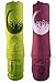 Golden Lotus Drawstring Yoga Mat Bag with Cargo Pocket