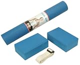 Yoga Mat Set of Block and Strap
