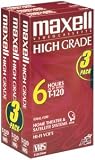 Maxell Video VHS HGX T120 (3-Pack)