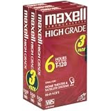 Maxell Video VHS HGX T120 (3-Pack) by Maxell