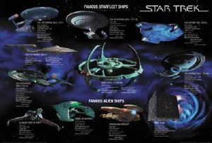 Star Trek Starships Poster