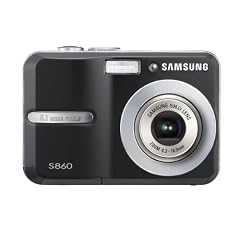 Samsung S860 Digitalkamera (8 Megapixel, 3-fach opt Zoom, 6,1 cm (2,4 Zoll) Display) schwarz
