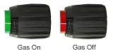New Vindicator On-Off Safety Valve Handle for Scuba Diving Tank Valve Handle - Model #6 Fits Blue Steel Valves