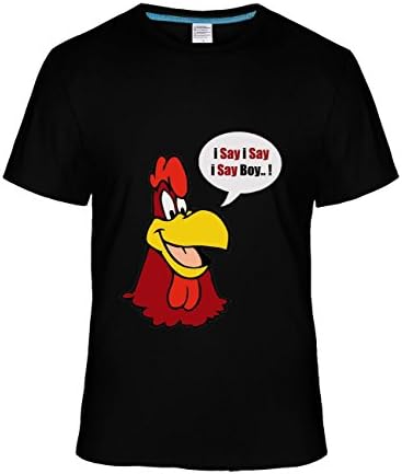 ORDADY foghorn leghorn T-Shirts For Man L black