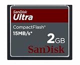 SanDisk Ultra Compact Flash 2GB Card (SDCFH-002G-A11) (Retail Package)