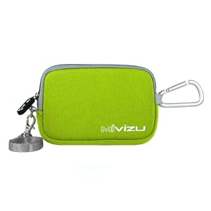 Green Digital Camera Case Bag for Sony Cybershot TX1 TX5 S2100 W370 DSC-HX5V/B DSC-TX7 W310 W330 W352
