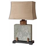 Uttermost, Slate Square Table, Lamp