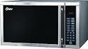 Oster OGB7703 2/3-Cubic-Feet Digital Microwave Oven, White with Stainless Steel Accents