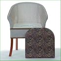 Wickerwork Commode - Traditional Wooden Frame Commode - includes pan, lid and handle