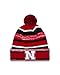 NCAA Nebraska Cornhuskers New Era College NE14 Sport Knit Beanie, One Size, Red