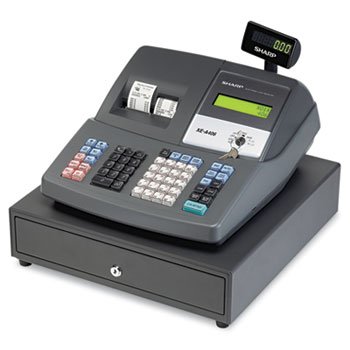 Sharp XEA406 - XE-A406 Cash Register, Thermal Printing, Dual Roll Register Tape, 2-line Display