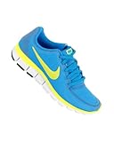 Nike Wmns Free 5.0 V4 Women Laufschuhe blue glow-volt-white-black - 35,5