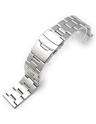 20mm Solid 316l Stainless Steel Super Oyster Straight End Watch Band