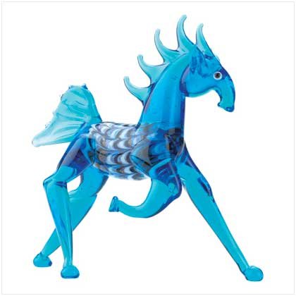 Art Glass Decorative Horse Collectible Figurine Statue
