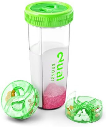 Dual Shaker with Pill Box (Green)