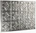 Acoustic Ceiling D50-21 Panel Traditional 1 Cross Hatch Silver