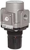 SMC AR25-02 Regulator, Relieving Type, 7.25 - 123 psi Set Pressure Range, 53 scfm, No Gauge, 1/4