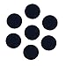 Black Adhesive Felt Circles; Adhesive Black Felt Circles for DIY and Sewing Handcraft, 1 Inch, Pack of 100