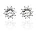 Platinum Diamond Earring Jackets for 1/2 Carat Stud Earrings (1/2 cttw, G-H Color, VS2 Clarity)