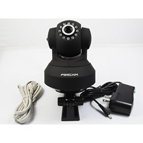 Foscam New Version FI8918W Pan & Tilt Wireless IP Camera - Infrared Night Vision, 2 Way Audio, Motion Detection Email Alert, Black
